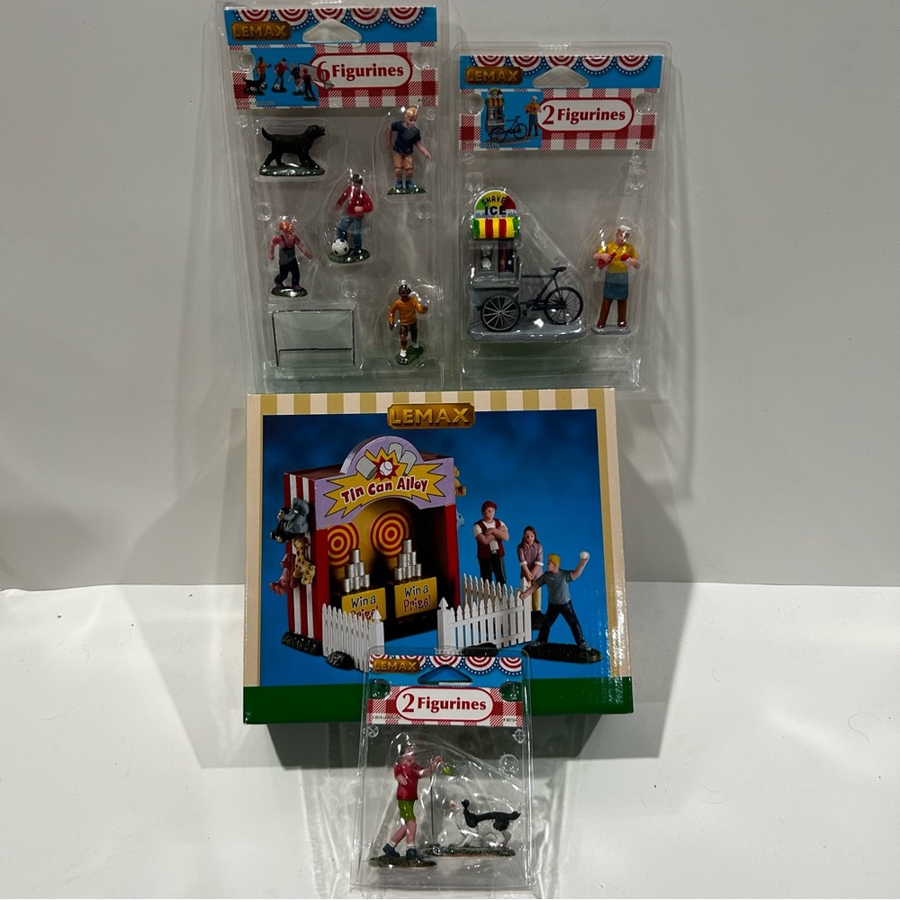 Lemax Tin Can Alley & Figurines